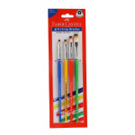 TRI GRIP PAINT BRUSHES FLAT SET OF 4