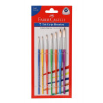 TRI GRIP PAINT BRUSHES ROUND SET OF 7