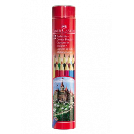 Classic Color Round Tin 12
