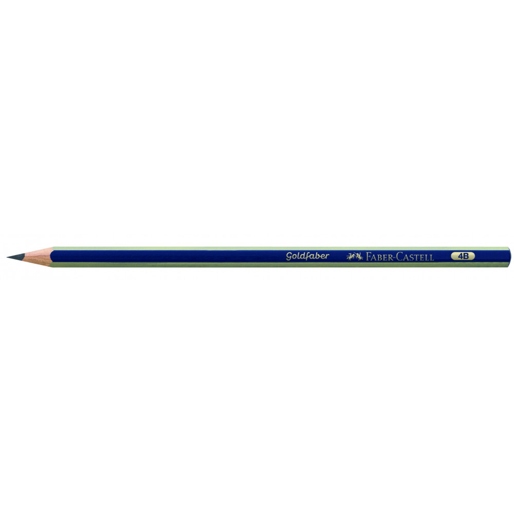 Gold Faber Pencil 4B